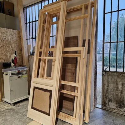 realizzazione nuove finestre in legno per palazzo venturi