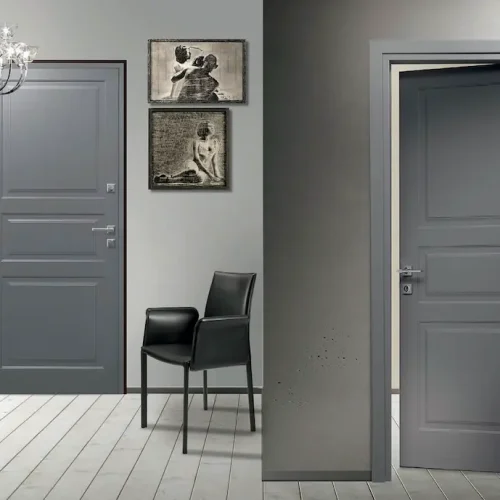 dierre sentry evo porta blindata grigio interno casa